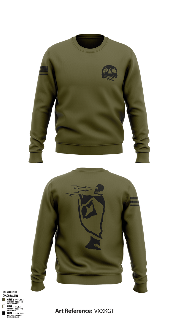 Crew Neck Sweatshirt, First battalion first Marines, , Teamtime, Team time, sublimation, custom sports apparel, team uniforms, spirit wear, spiritwear, sports uniforms, custom shirts, team store, custom team store, fundraiser sports, apparel fundraiser