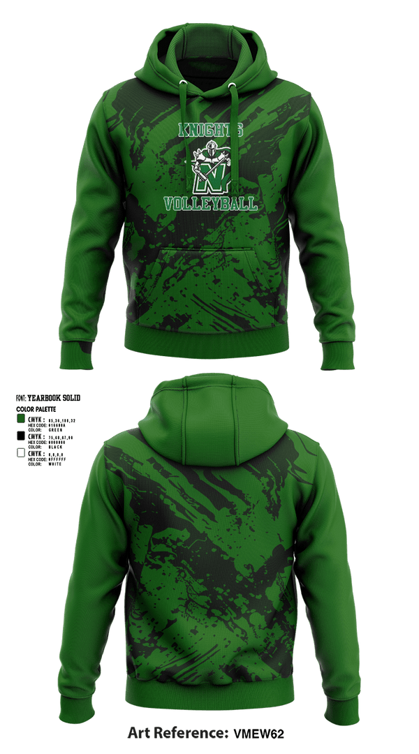 Hoodie, Nordonia Knights Volleyball, Men's Volleyball, Teamtime, Team time, sublimation, custom sports apparel, team uniforms, spirit wear, spiritwear, sports uniforms, custom shirts, team store, custom team store, fundraiser sports, apparel fundraiser