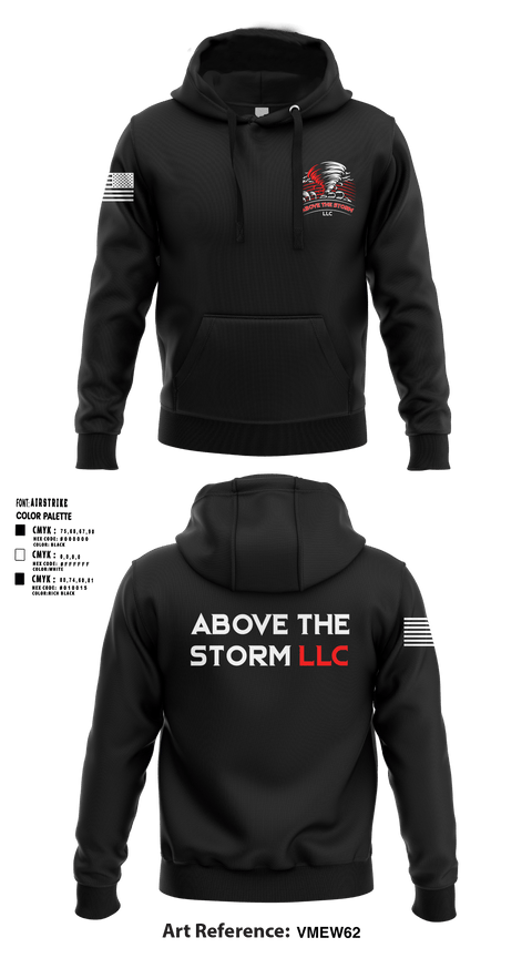 Hoodie, Above The Storm LLC, , Teamtime, Team time, sublimation, custom sports apparel, team uniforms, spirit wear, spiritwear, sports uniforms, custom shirts, team store, custom team store, fundraiser sports, apparel fundraiser
