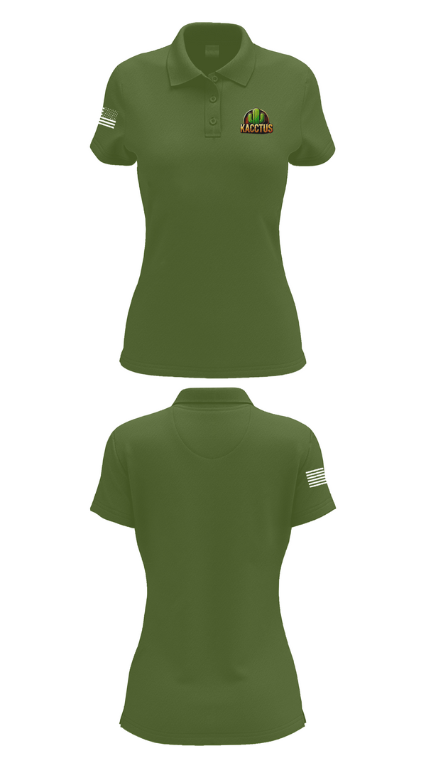 Womens Short Sleeve Performance Polo, Kacctus, E-Sports, Teamtime, Team time, sublimation, custom sports apparel, team uniforms, spirit wear, spiritwear, sports uniforms, custom shirts, team store, custom team store, fundraiser sports, apparel fundraiser