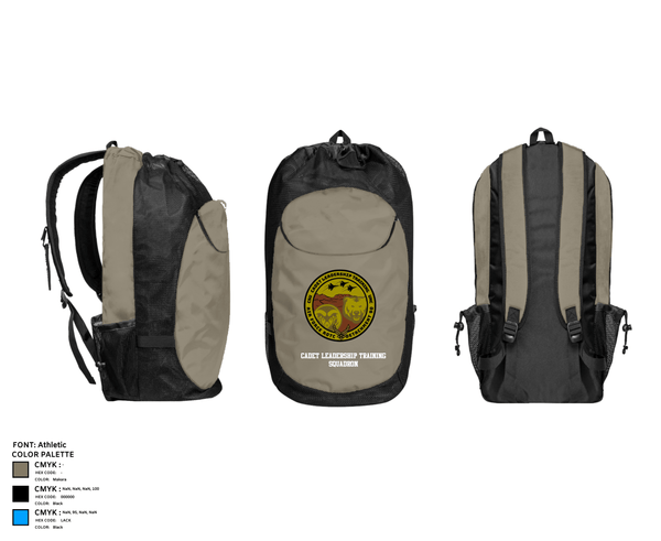 Gear Bag, Cadet Leadership Training Squadron, Air Force, Teamtime, Team time, sublimation, custom sports apparel, team uniforms, spirit wear, spiritwear, sports uniforms, custom shirts, team store, custom team store, fundraiser sports, apparel fundraiser