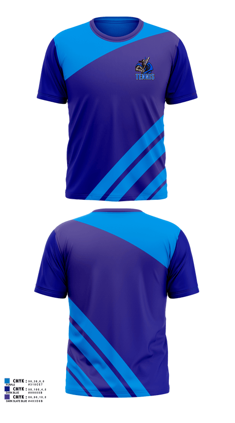 Short Sleeve Performance Shirt, ST. THOMAS MORE, Tennis, Teamtime, Team time, sublimation, custom sports apparel, team uniforms, spirit wear, spiritwear, sports uniforms, custom shirts, team store, custom team store, fundraiser sports, apparel fundraiser