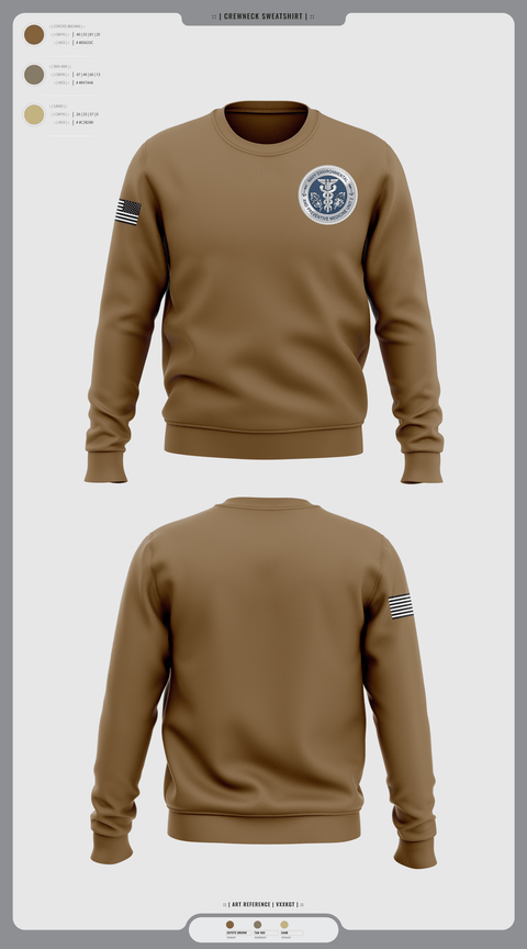 Crew Neck Sweatshirt, PREVENTATIVE MEDICINE, , Teamtime, Team time, sublimation, custom sports apparel, team uniforms, spirit wear, spiritwear, sports uniforms, custom shirts, team store, custom team store, fundraiser sports, apparel fundraiser
