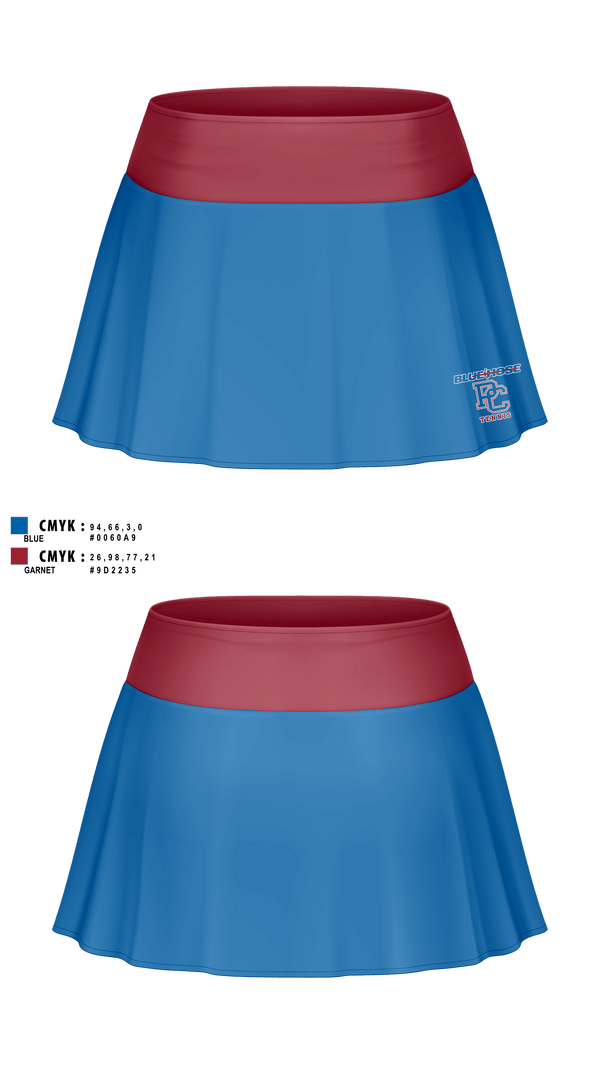 Skort, Presbyterian College Men's Tennis, Tennis, Teamtime, Team time, sublimation, custom sports apparel, team uniforms, spirit wear, spiritwear, sports uniforms, custom shirts, team store, custom team store, fundraiser sports, apparel fundraiser