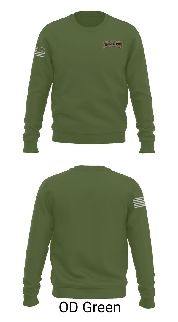 Crew Neck Sweatshirt, 111th Sustainment Brigade, , Teamtime, Team time, sublimation, custom sports apparel, team uniforms, spirit wear, spiritwear, sports uniforms, custom shirts, team store, custom team store, fundraiser sports, apparel fundraiser
