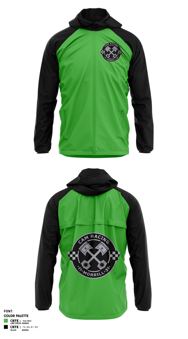 Windbreaker, Cam racing, , Teamtime, Team time, sublimation, custom sports apparel, team uniforms, spirit wear, spiritwear, sports uniforms, custom shirts, team store, custom team store, fundraiser sports, apparel fundraiser
