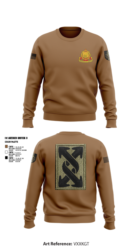 Crew Neck Sweatshirt, 441st transportation company, Army, Teamtime, Team time, sublimation, custom sports apparel, team uniforms, spirit wear, spiritwear, sports uniforms, custom shirts, team store, custom team store, fundraiser sports, apparel fundraiser