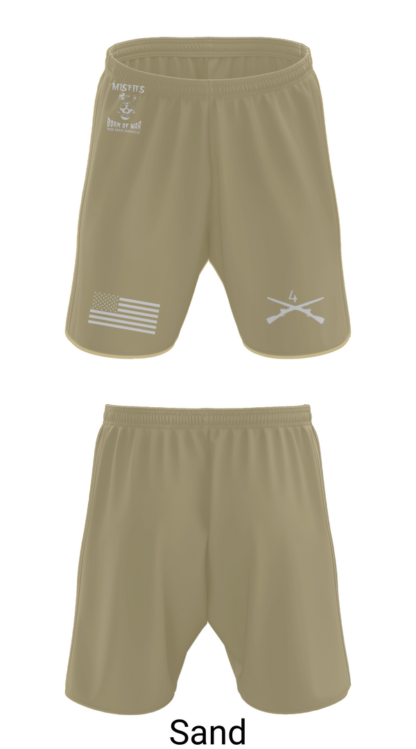 Athletic Shorts With Pockets, 4th platoon misfits, Army, Teamtime, Team time, sublimation, custom sports apparel, team uniforms, spirit wear, spiritwear, sports uniforms, custom shirts, team store, custom team store, fundraiser sports, apparel fundraiser