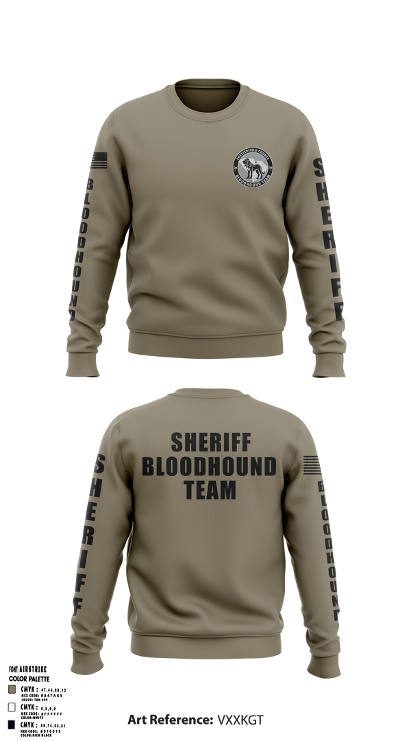 Crew Neck Sweatshirt, Chesterfield County Sheriff Office, Police, Teamtime, Team time, sublimation, custom sports apparel, team uniforms, spirit wear, spiritwear, sports uniforms, custom shirts, team store, custom team store, fundraiser sports, apparel fundraiser