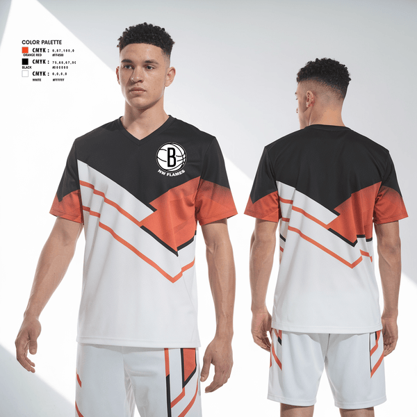 Short Sleeve Performance Shirt, NW FLAMES, Men's Basketball, Teamtime, Team time, sublimation, custom sports apparel, team uniforms, spirit wear, spiritwear, sports uniforms, custom shirts, team store, custom team store, fundraiser sports, apparel fundraiser