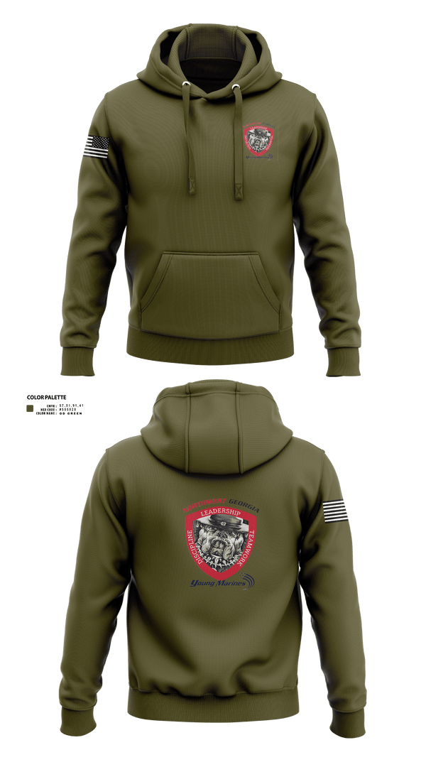 Hoodie, Northwest Georgia Young Marines, , Teamtime, Team time, sublimation, custom sports apparel, team uniforms, spirit wear, spiritwear, sports uniforms, custom shirts, team store, custom team store, fundraiser sports, apparel fundraiser