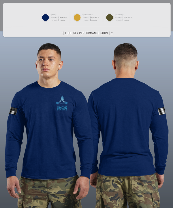 Long Sleeve Performance Shirt, 9th Civil Engineer Squadron, , Teamtime, Team time, sublimation, custom sports apparel, team uniforms, spirit wear, spiritwear, sports uniforms, custom shirts, team store, custom team store, fundraiser sports, apparel fundraiser