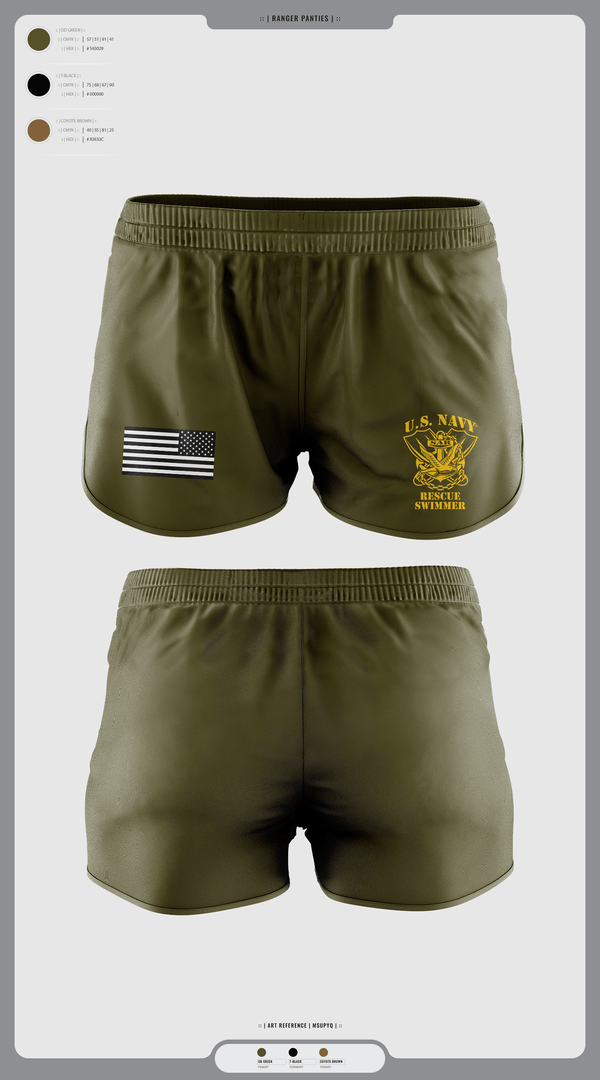 Ranger Panties, Aircrew Rescue Swimmer, , Teamtime, Team time, sublimation, custom sports apparel, team uniforms, spirit wear, spiritwear, sports uniforms, custom shirts, team store, custom team store, fundraiser sports, apparel fundraiser