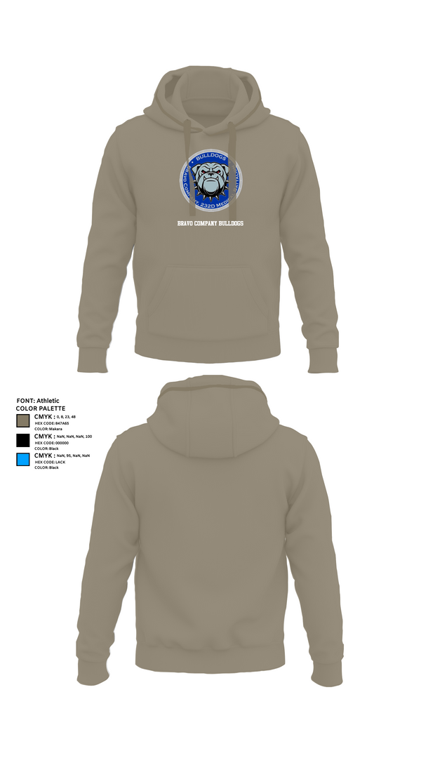 Hoodie, Bravo Company Bulldogs, , Teamtime, Team time, sublimation, custom sports apparel, team uniforms, spirit wear, spiritwear, sports uniforms, custom shirts, team store, custom team store, fundraiser sports, apparel fundraiser