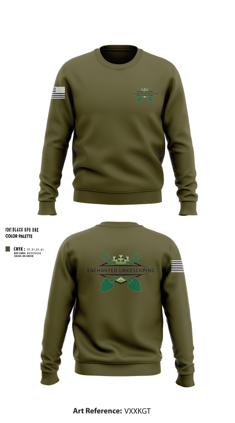 Crew Neck Sweatshirt, Enchanted landscaping, , Teamtime, Team time, sublimation, custom sports apparel, team uniforms, spirit wear, spiritwear, sports uniforms, custom shirts, team store, custom team store, fundraiser sports, apparel fundraiser
