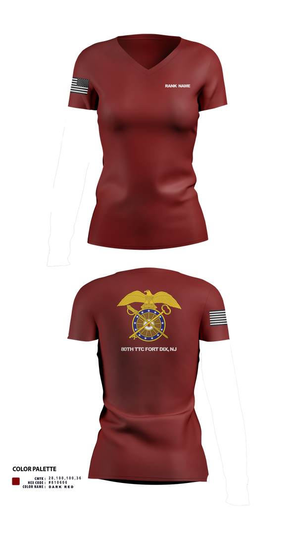Womens Short Sleeve Vneck Shirt, 80th TTC, , Teamtime, Team time, sublimation, custom sports apparel, team uniforms, spirit wear, spiritwear, sports uniforms, custom shirts, team store, custom team store, fundraiser sports, apparel fundraiser