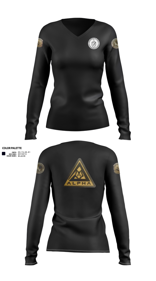 Womens Long Sleeve Vneck Shirt, ProForce, , Teamtime, Team time, sublimation, custom sports apparel, team uniforms, spirit wear, spiritwear, sports uniforms, custom shirts, team store, custom team store, fundraiser sports, apparel fundraiser