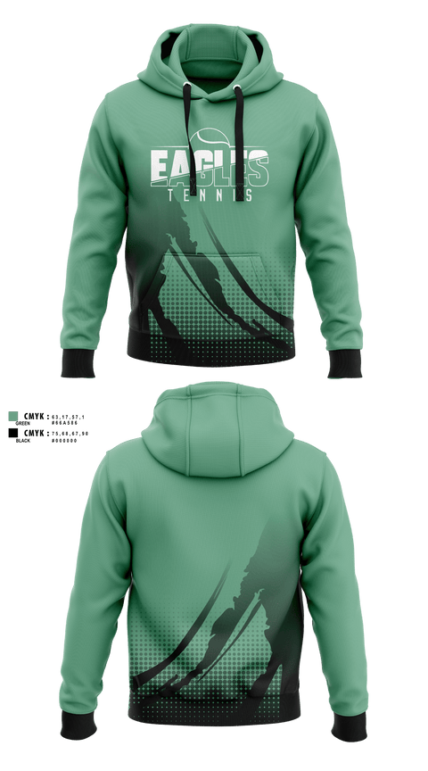 Hoodie, Covenant Christian High School Tennis, Tennis, Teamtime, Team time, sublimation, custom sports apparel, team uniforms, spirit wear, spiritwear, sports uniforms, custom shirts, team store, custom team store, fundraiser sports, apparel fundraiser