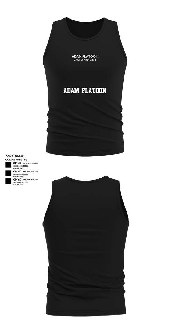 Tank Top, Adam Platoon, , Teamtime, Team time, sublimation, custom sports apparel, team uniforms, spirit wear, spiritwear, sports uniforms, custom shirts, team store, custom team store, fundraiser sports, apparel fundraiser