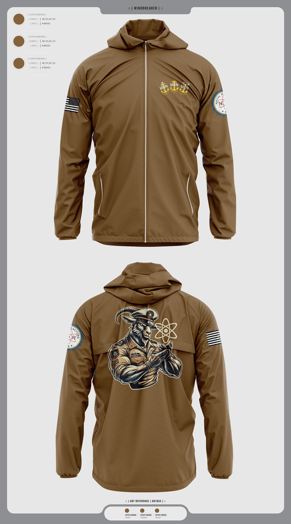 Windbreaker, NAVAL REACTORS, Navy, Teamtime, Team time, sublimation, custom sports apparel, team uniforms, spirit wear, spiritwear, sports uniforms, custom shirts, team store, custom team store, fundraiser sports, apparel fundraiser