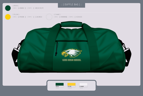 Duffle Bag, Omaha Eagles Baseball, Baseball, Teamtime, Team time, sublimation, custom sports apparel, team uniforms, spirit wear, spiritwear, sports uniforms, custom shirts, team store, custom team store, fundraiser sports, apparel fundraiser