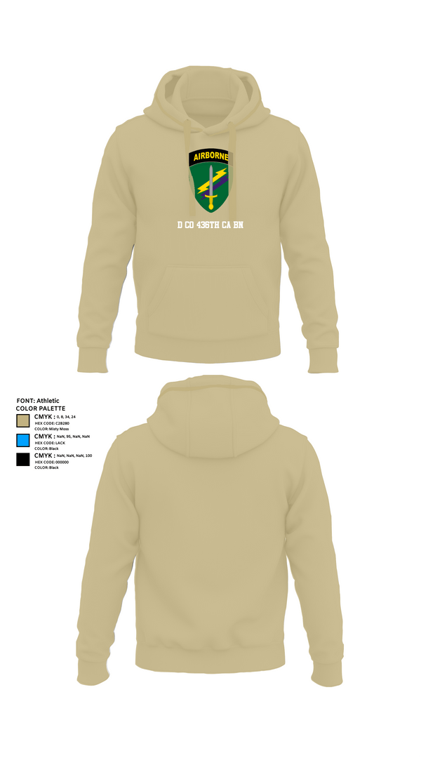 Hoodie, D Co 436th CA BN, , Teamtime, Team time, sublimation, custom sports apparel, team uniforms, spirit wear, spiritwear, sports uniforms, custom shirts, team store, custom team store, fundraiser sports, apparel fundraiser