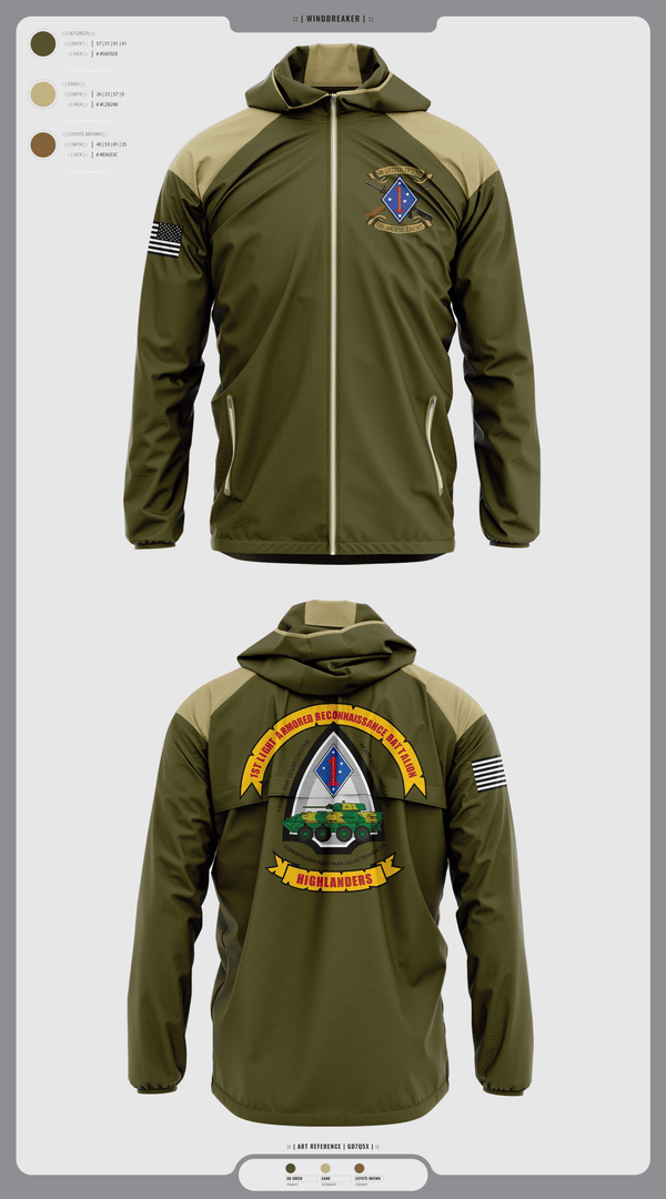 Windbreaker, 1LAR, Marines, Teamtime, Team time, sublimation, custom sports apparel, team uniforms, spirit wear, spiritwear, sports uniforms, custom shirts, team store, custom team store, fundraiser sports, apparel fundraiser