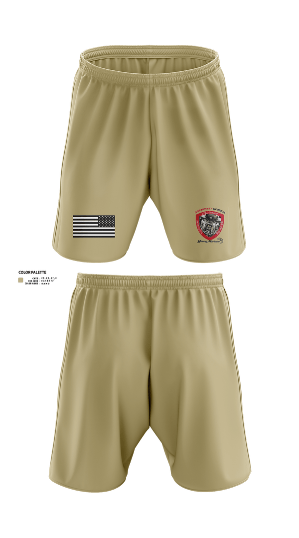 Athletic Shorts With Pockets, Northwest Georgia Young Marines, , Teamtime, Team time, sublimation, custom sports apparel, team uniforms, spirit wear, spiritwear, sports uniforms, custom shirts, team store, custom team store, fundraiser sports, apparel fundraiser