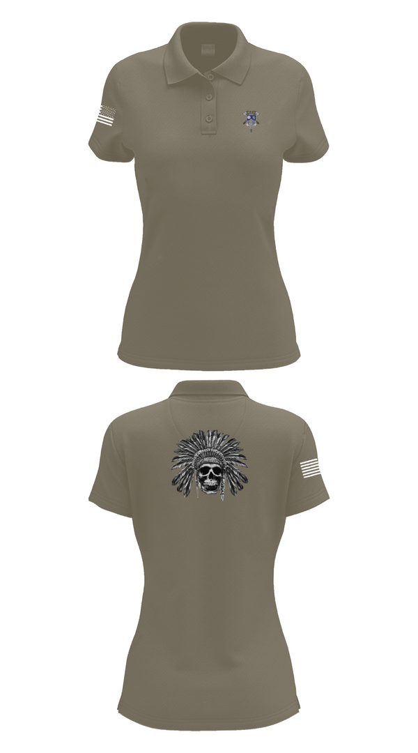 Womens Short Sleeve Performance Polo, 2-23IN CRAZYHORSE CO., , Teamtime, Team time, sublimation, custom sports apparel, team uniforms, spirit wear, spiritwear, sports uniforms, custom shirts, team store, custom team store, fundraiser sports, apparel fundraiser