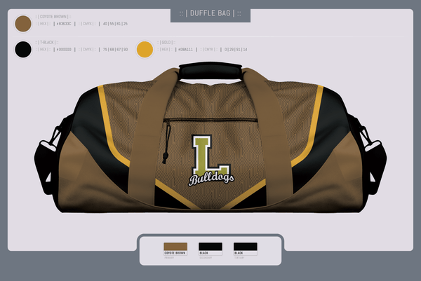 Duffle Bag, Lithonia High School Soccer, Women's Soccer, Teamtime, Team time, sublimation, custom sports apparel, team uniforms, spirit wear, spiritwear, sports uniforms, custom shirts, team store, custom team store, fundraiser sports, apparel fundraiser