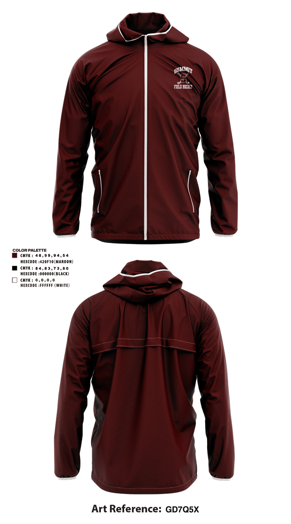 Windbreaker, Rockwood Summit Falcons Field Hockey, Field Hockey, Teamtime, Team time, sublimation, custom sports apparel, team uniforms, spirit wear, spiritwear, sports uniforms, custom shirts, team store, custom team store, fundraiser sports, apparel fundraiser