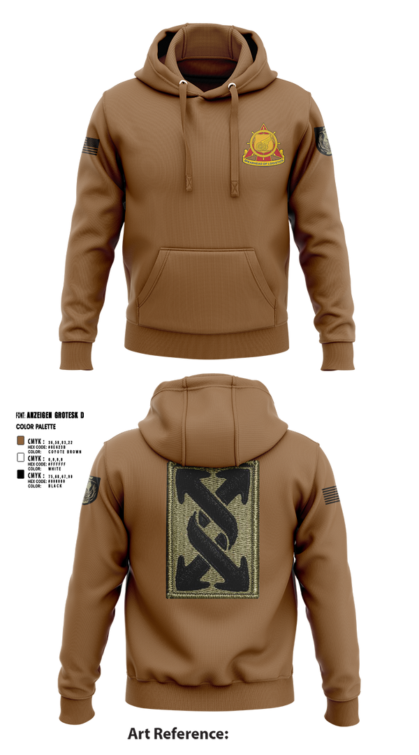 Hoodie, 441st transportation company, Army, Teamtime, Team time, sublimation, custom sports apparel, team uniforms, spirit wear, spiritwear, sports uniforms, custom shirts, team store, custom team store, fundraiser sports, apparel fundraiser