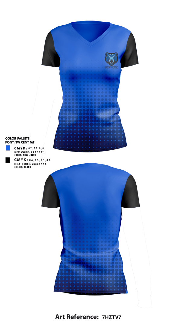 Womens Short Sleeve Vneck Shirt, Cubs Cheer, Cheer, Teamtime, Team time, sublimation, custom sports apparel, team uniforms, spirit wear, spiritwear, sports uniforms, custom shirts, team store, custom team store, fundraiser sports, apparel fundraiser