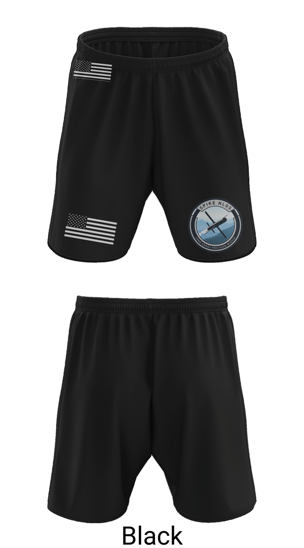 Athletic Shorts With Pockets, SPIKE NLOS, , Teamtime, Team time, sublimation, custom sports apparel, team uniforms, spirit wear, spiritwear, sports uniforms, custom shirts, team store, custom team store, fundraiser sports, apparel fundraiser