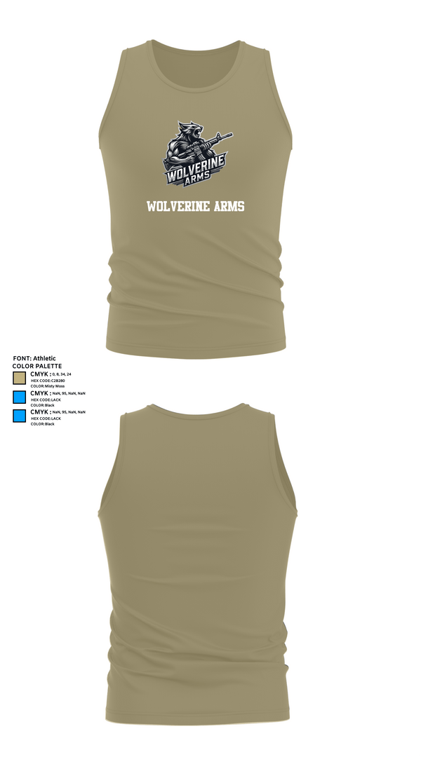 Tank Top, Wolverine Arms, , Teamtime, Team time, sublimation, custom sports apparel, team uniforms, spirit wear, spiritwear, sports uniforms, custom shirts, team store, custom team store, fundraiser sports, apparel fundraiser