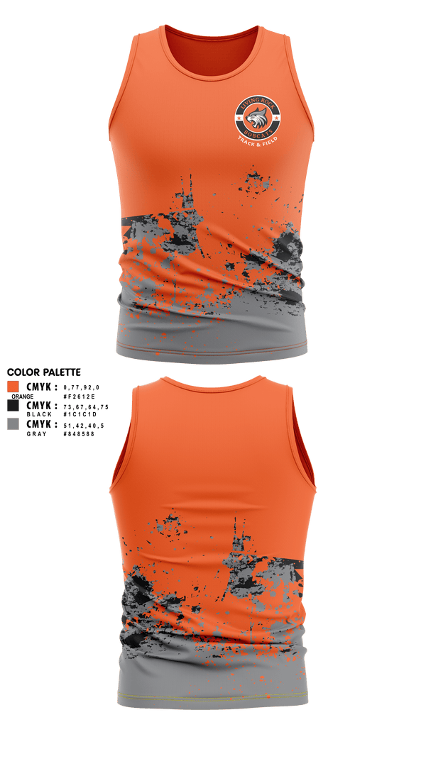 Tank Top, Living Rock Academy Track and Field, Track & Field, Teamtime, Team time, sublimation, custom sports apparel, team uniforms, spirit wear, spiritwear, sports uniforms, custom shirts, team store, custom team store, fundraiser sports, apparel fundraiser