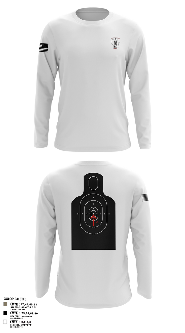 Long Sleeve Performance Shirt, WIARNG Marksmanship, , Teamtime, Team time, sublimation, custom sports apparel, team uniforms, spirit wear, spiritwear, sports uniforms, custom shirts, team store, custom team store, fundraiser sports, apparel fundraiser