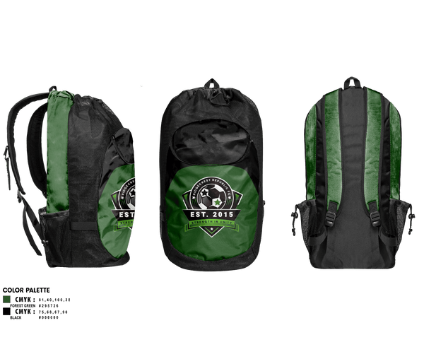 Gear Bag, Ridgecrest Republic FC, Women's Soccer, Teamtime, Team time, sublimation, custom sports apparel, team uniforms, spirit wear, spiritwear, sports uniforms, custom shirts, team store, custom team store, fundraiser sports, apparel fundraiser