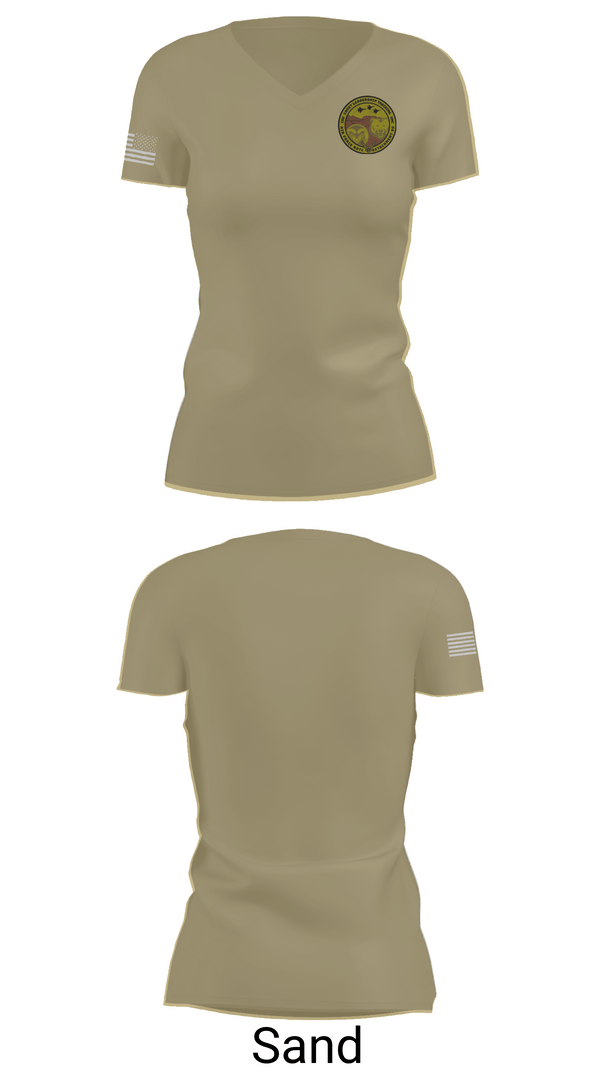 Womens Short Sleeve Vneck Shirt, Cadet Leadership Training Squadron, Air Force, Teamtime, Team time, sublimation, custom sports apparel, team uniforms, spirit wear, spiritwear, sports uniforms, custom shirts, team store, custom team store, fundraiser sports, apparel fundraiser
