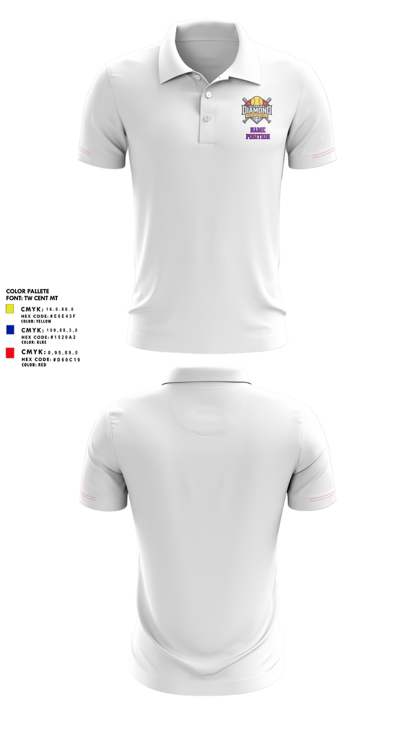 Short Sleeve Performance Polo, Alabama Diamond Youth Softball, Softball, Teamtime, Team time, sublimation, custom sports apparel, team uniforms, spirit wear, spiritwear, sports uniforms, custom shirts, team store, custom team store, fundraiser sports, apparel fundraiser