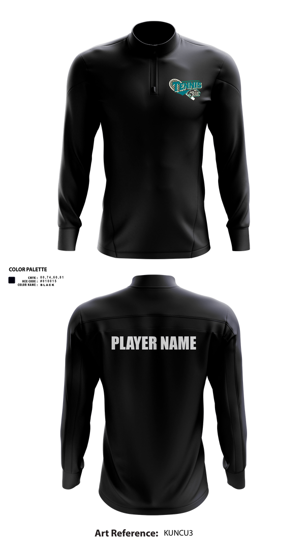 Quarter Zip Jacket, Bonney Lake Panthers Tennis, Tennis, Teamtime, Team time, sublimation, custom sports apparel, team uniforms, spirit wear, spiritwear, sports uniforms, custom shirts, team store, custom team store, fundraiser sports, apparel fundraiser