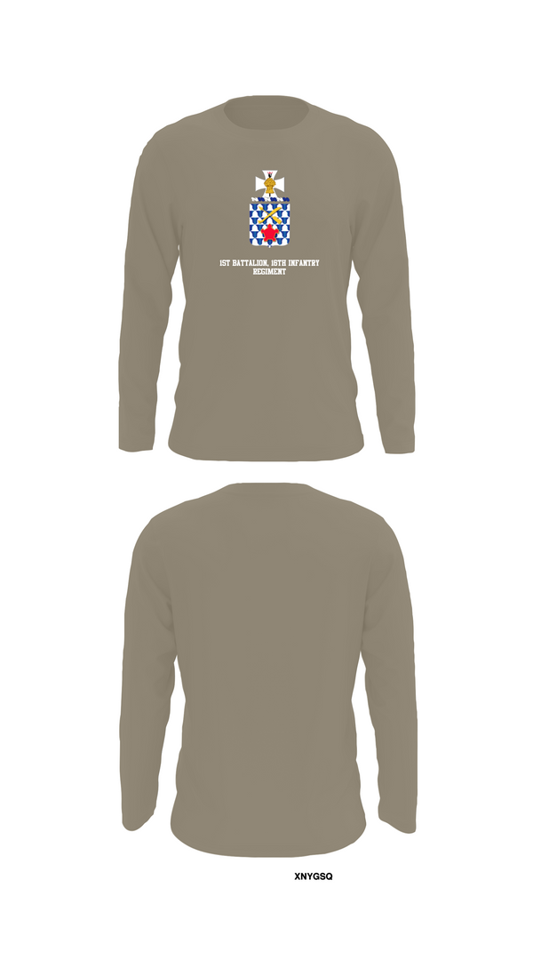 Long Sleeve Performance Shirt, 1st Battalion, 16th Infantry Regiment, , Teamtime, Team time, sublimation, custom sports apparel, team uniforms, spirit wear, spiritwear, sports uniforms, custom shirts, team store, custom team store, fundraiser sports, apparel fundraiser