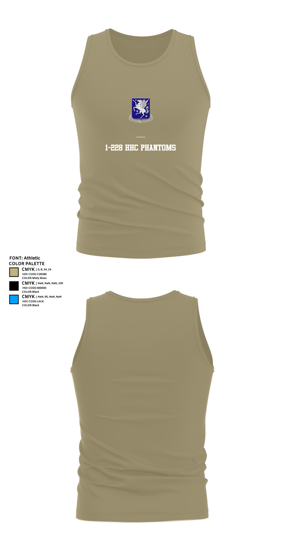 Tank Top, 1-228 HHC Phantoms, , Teamtime, Team time, sublimation, custom sports apparel, team uniforms, spirit wear, spiritwear, sports uniforms, custom shirts, team store, custom team store, fundraiser sports, apparel fundraiser