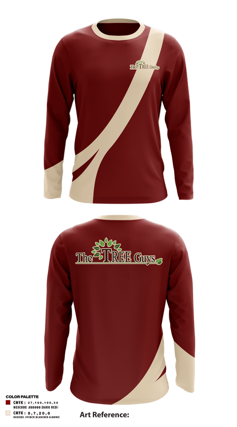 Long Sleeve Performance Shirt, The tree guys, , Teamtime, Team time, sublimation, custom sports apparel, team uniforms, spirit wear, spiritwear, sports uniforms, custom shirts, team store, custom team store, fundraiser sports, apparel fundraiser