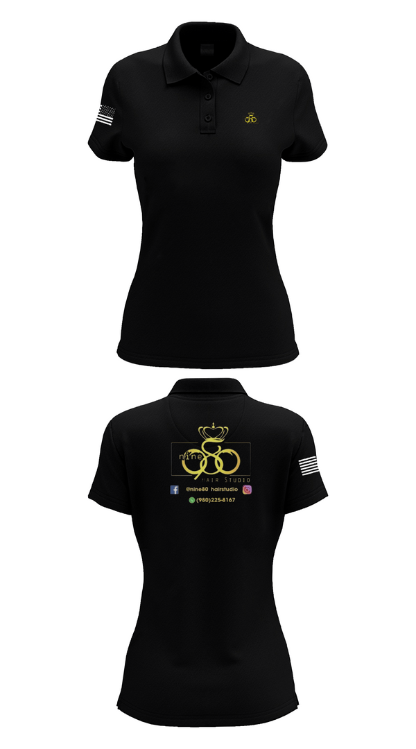 Womens Short Sleeve Performance Polo, Nine80, , Teamtime, Team time, sublimation, custom sports apparel, team uniforms, spirit wear, spiritwear, sports uniforms, custom shirts, team store, custom team store, fundraiser sports, apparel fundraiser