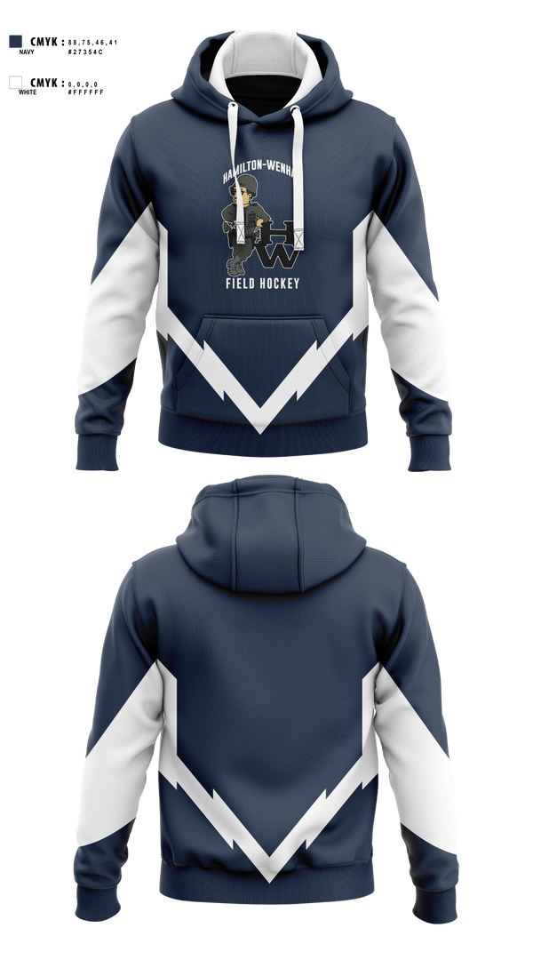 Hoodie, Hamilton-Wenham Regional High School Field Hockey, Field Hockey, Teamtime, Team time, sublimation, custom sports apparel, team uniforms, spirit wear, spiritwear, sports uniforms, custom shirts, team store, custom team store, fundraiser sports, apparel fundraiser