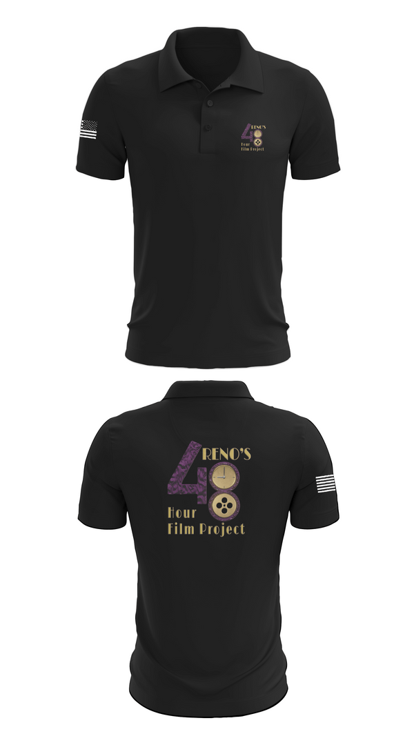 Short Sleeve Performance Polo, 48 Hour Film Project, , Teamtime, Team time, sublimation, custom sports apparel, team uniforms, spirit wear, spiritwear, sports uniforms, custom shirts, team store, custom team store, fundraiser sports, apparel fundraiser