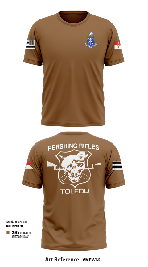 Short Sleeve Performance Shirt, Pershing Rifles Troop L-1, , Teamtime, Team time, sublimation, custom sports apparel, team uniforms, spirit wear, spiritwear, sports uniforms, custom shirts, team store, custom team store, fundraiser sports, apparel fundraiser