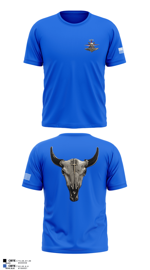 Old School Cotton Feel Shirt, VP-26 Aircrew Association, , Teamtime, Team time, sublimation, custom sports apparel, team uniforms, spirit wear, spiritwear, sports uniforms, custom shirts, team store, custom team store, fundraiser sports, apparel fundraiser