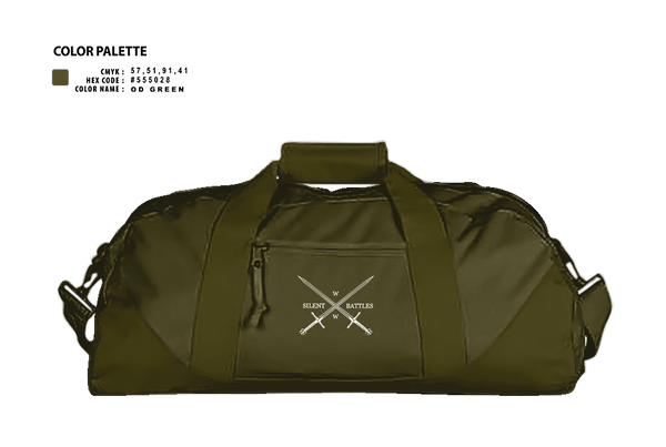 Duffle Bag, Silent Battles, , Teamtime, Team time, sublimation, custom sports apparel, team uniforms, spirit wear, spiritwear, sports uniforms, custom shirts, team store, custom team store, fundraiser sports, apparel fundraiser